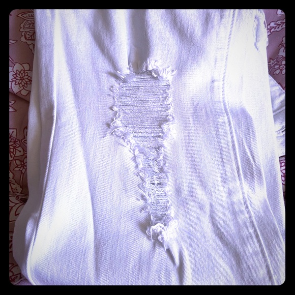 White fashion pants - Picture 1 of 4